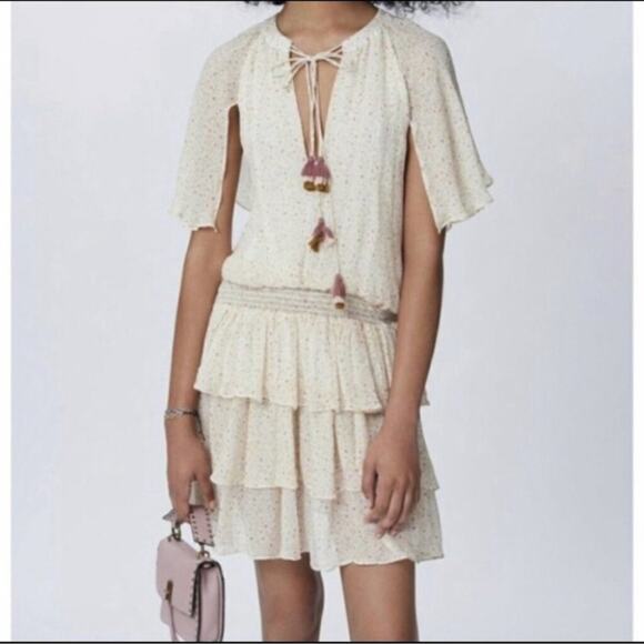 Rebecca Minkoff Pebble Tie Floral Dress - Picture 5 of 9